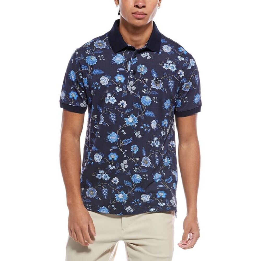 Etro Mens  Polo Shirt, Blue